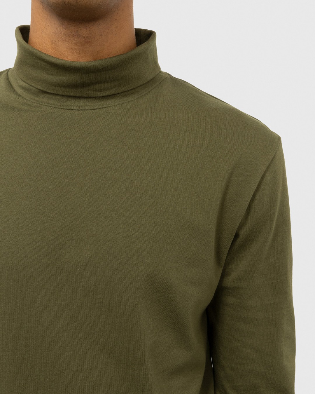 Dries van Noten – Heyzo Turtleneck Jersey Shirt Green - Sweats - Green - Image 5