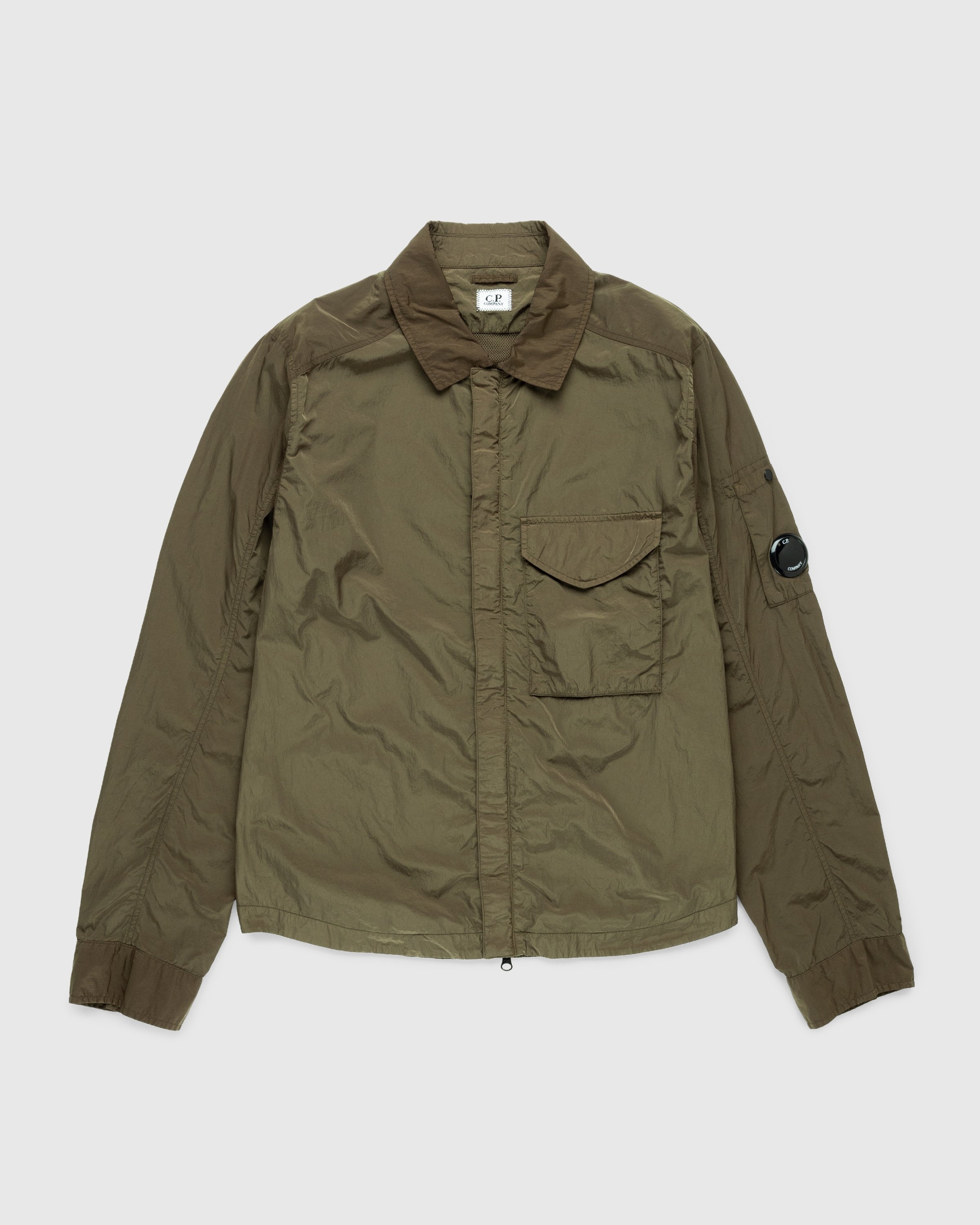 C.P. Company – Chrome-R Overshirt Ivy Green - Outerwear - Green - Image 1