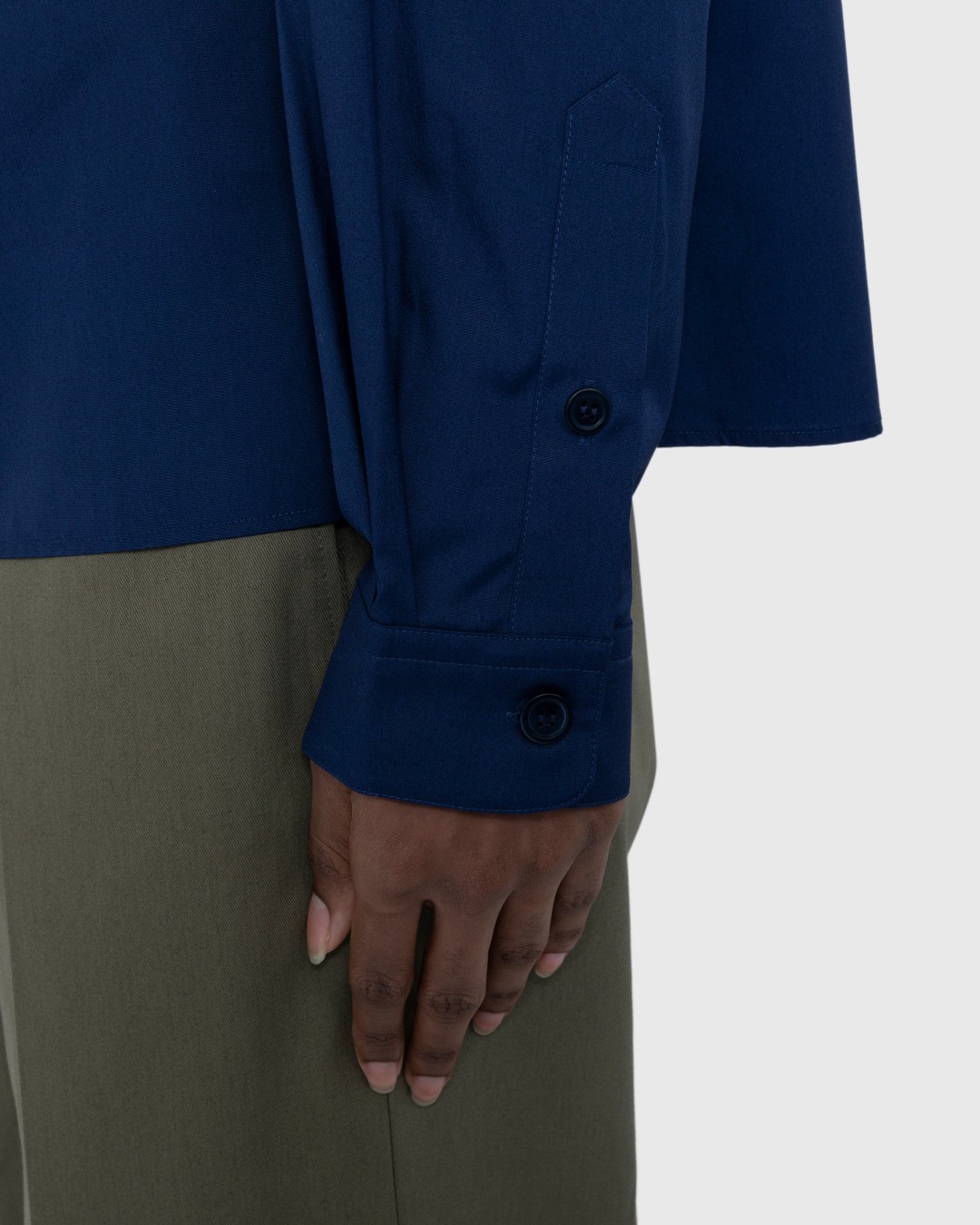 Marni – Logo Bowling Shirt Ink - Shirts - Blue - Image 5