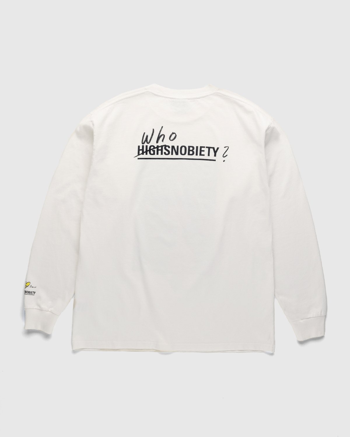 Simon Fujiwara x Highsnobiety – Mona Lisa Longsleeve White - Longsleeves - White - Image 2