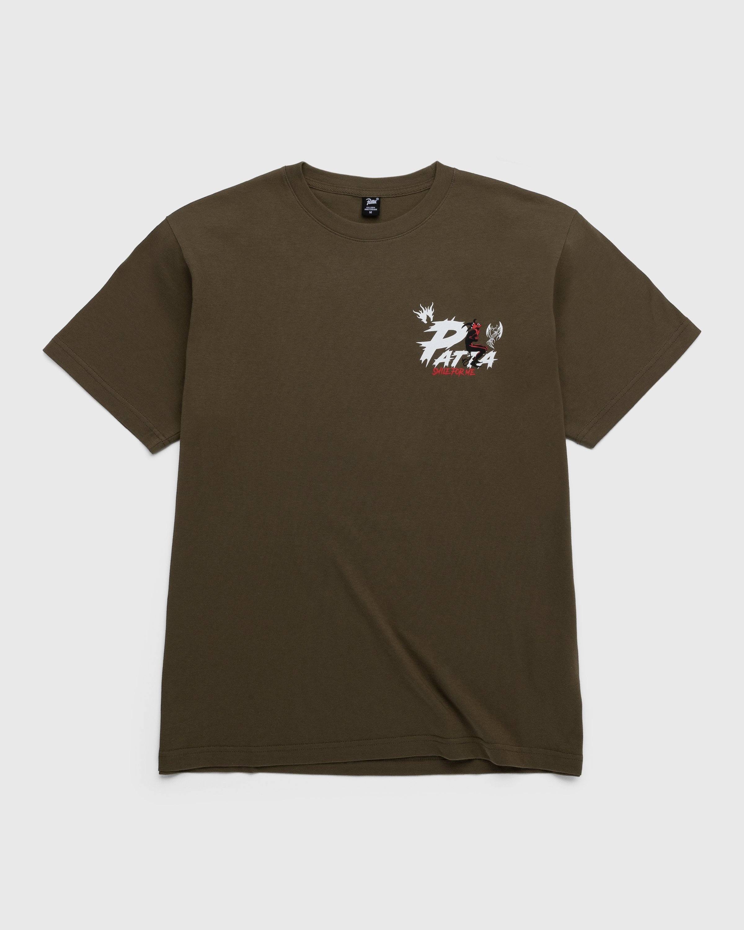 Patta – Smile For Me T-Shirt Tarmac - T-shirts - Green - Image 1
