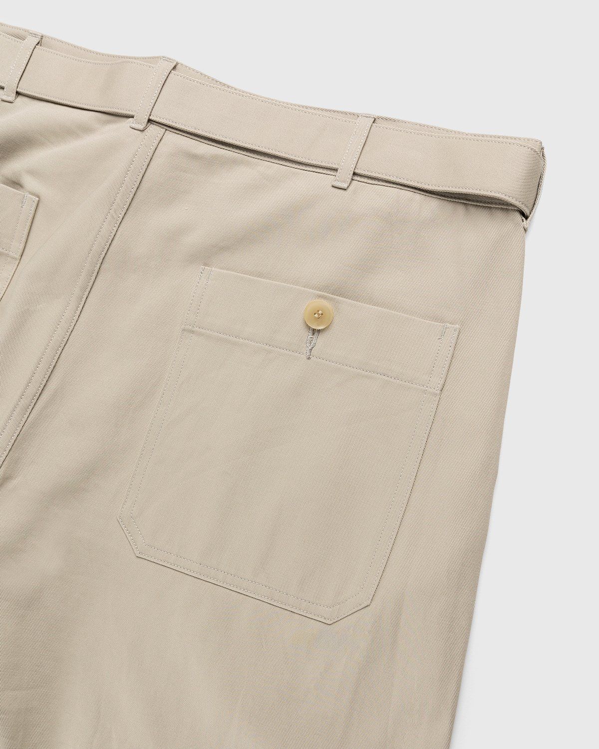 Auralee – Cotton Woven Pants Khaki - Trousers - Multi - Image 3