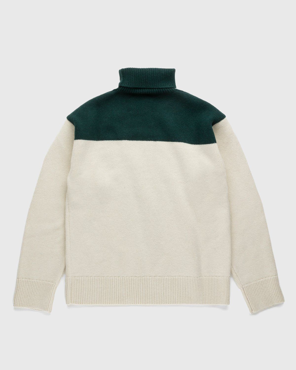 Jil Sander – Cashmere High Neck Knit Sweater Green - Knitwear - Green - Image 2