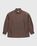 Lemaire – Regular Collar Twisted Shirt Brown