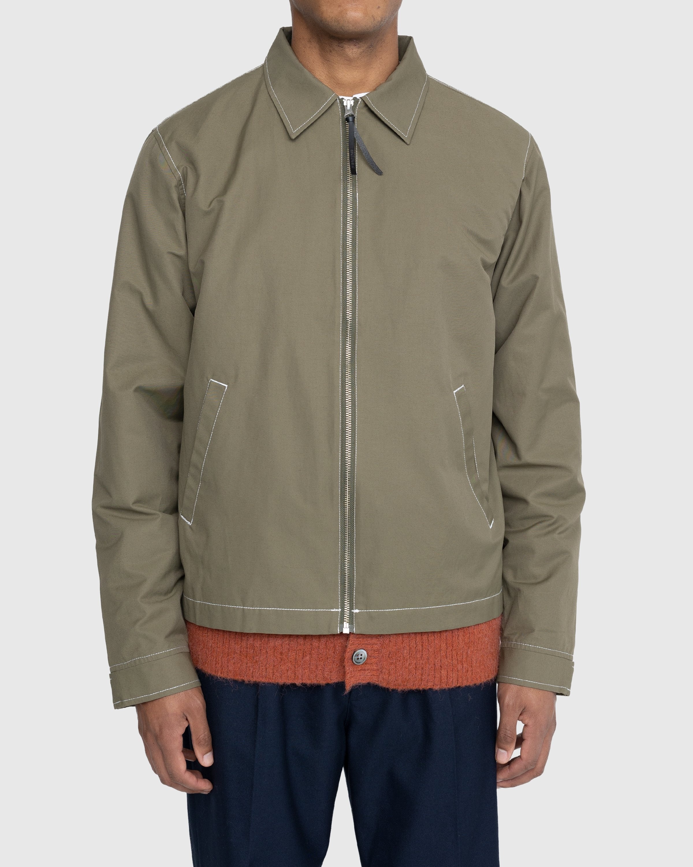 Highsnobiety – Brushed Nylon Jacket Olive - Outerwear - Green - Image 2