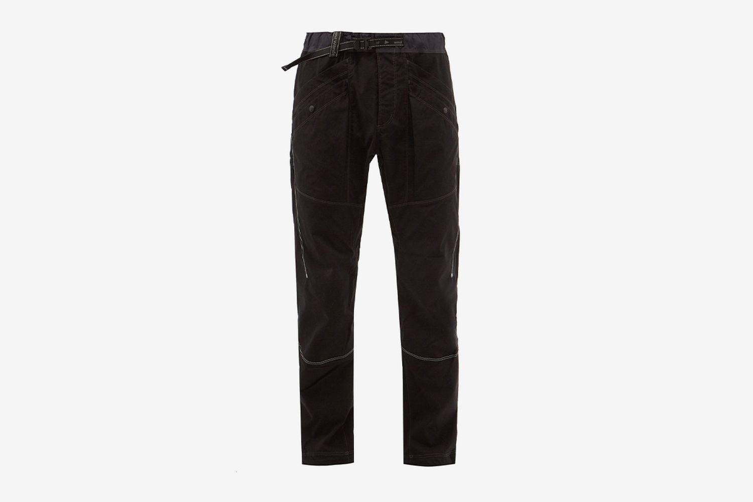 Belted Technical Trousers