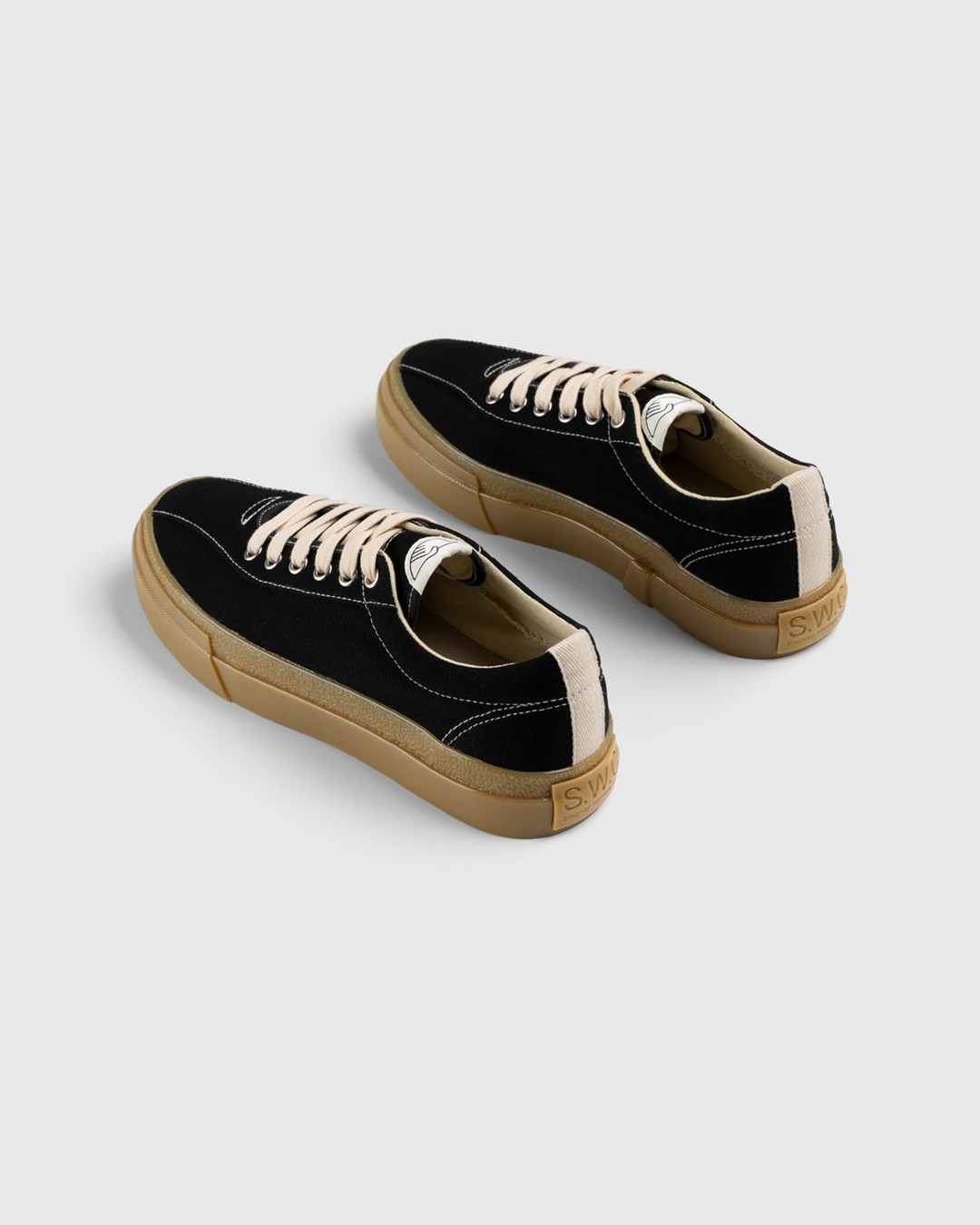 Stepney Workers Club – Dellow Canvas Black Gum - Sneakers - Black - Image 4