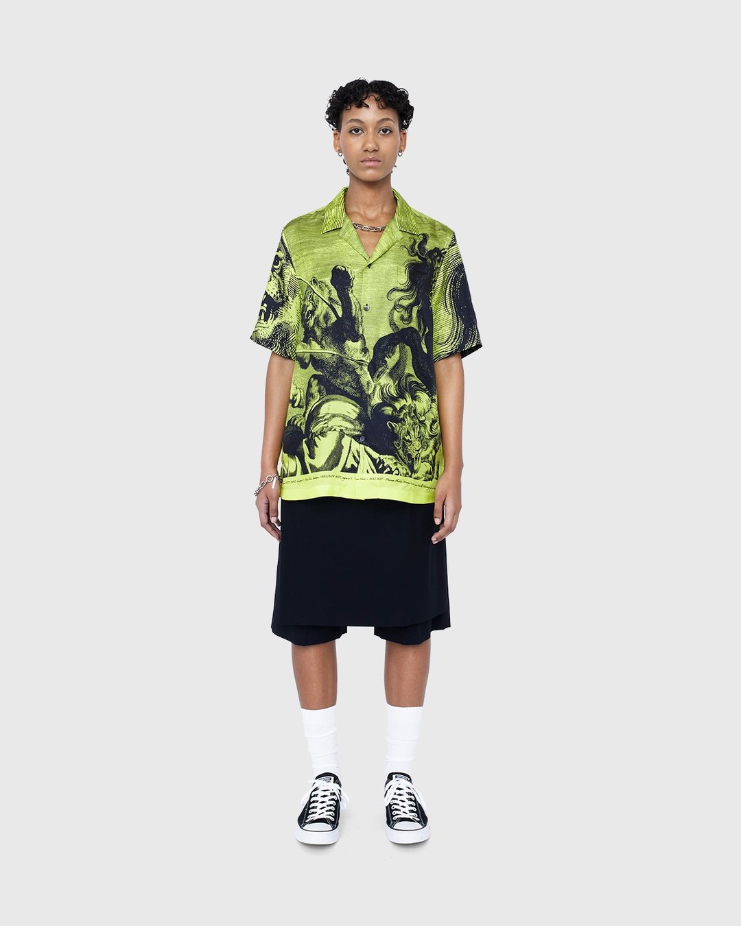 Dries van Noten – Carltone Silk Shirt Yellow - Shirts - Yellow - Image 6