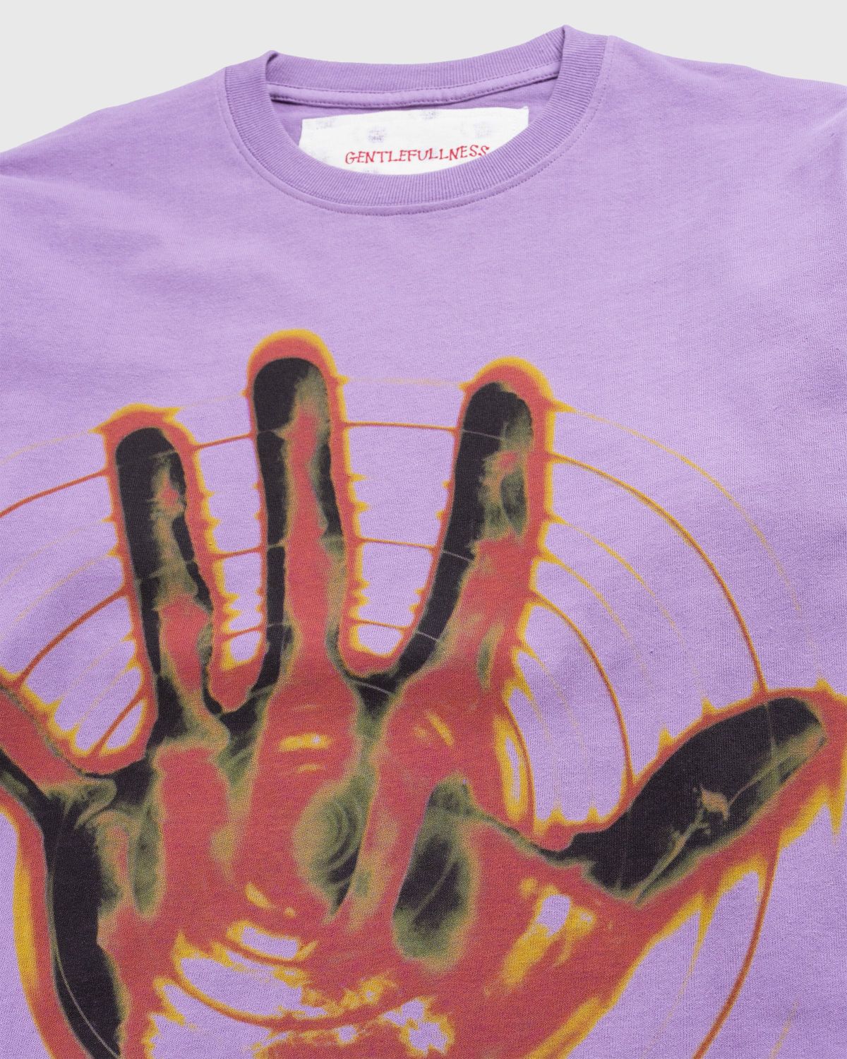 Gentle Fullness – Recycled Cotton Hand Longsleeve Tee Purple - Longsleeves - Multi - Image 6