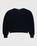 Super Fine Cashmere Silk Knit Boat Neck Pullover Black