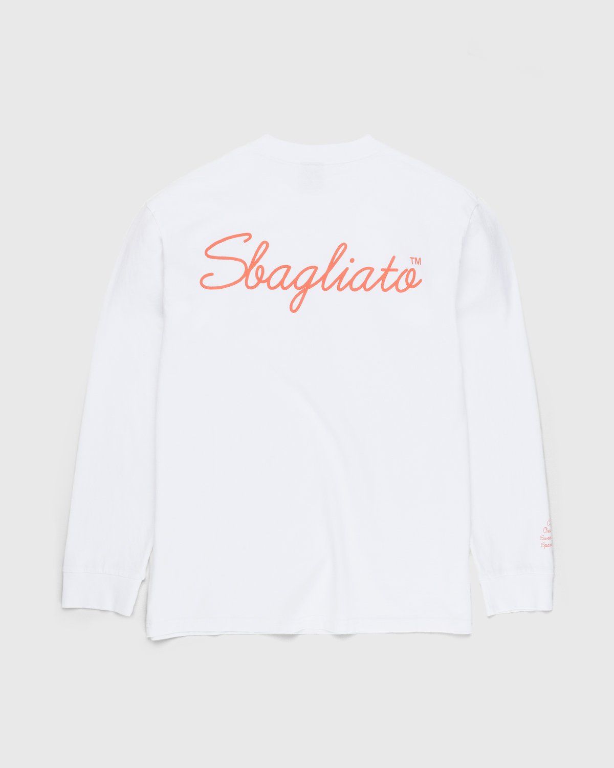 Bar Basso x Highsnobiety – Sbagliato Longsleeve White - Longsleeves - White - Image 1