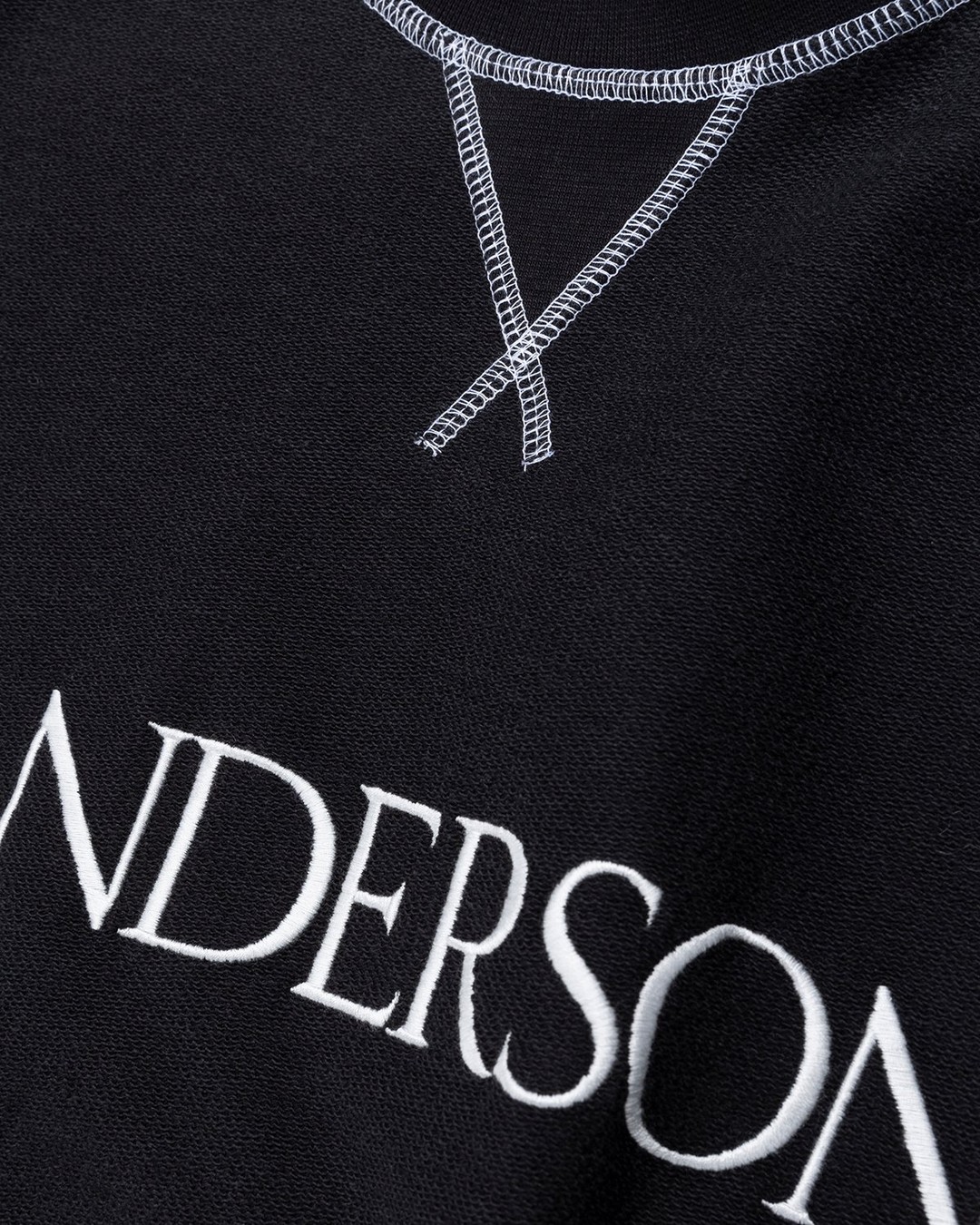 J.W. Anderson – Inside Out Contrast Sweatshirt Black - Sweats - Black - Image 4