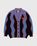 Kenzo – Wavy Stripe Cardigan - Knitwear - Blue - Image 1