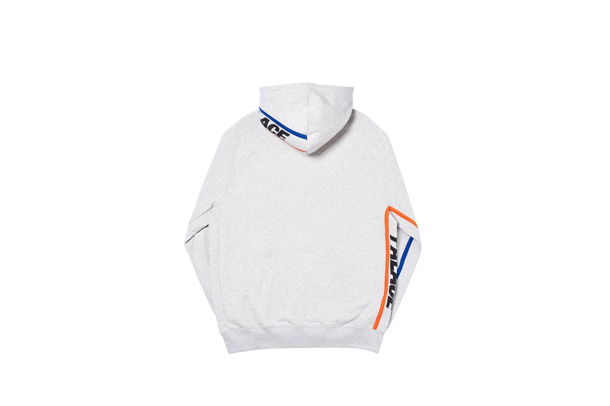 Palace 2019 Autumn Hood Dome Grey Marl Back
