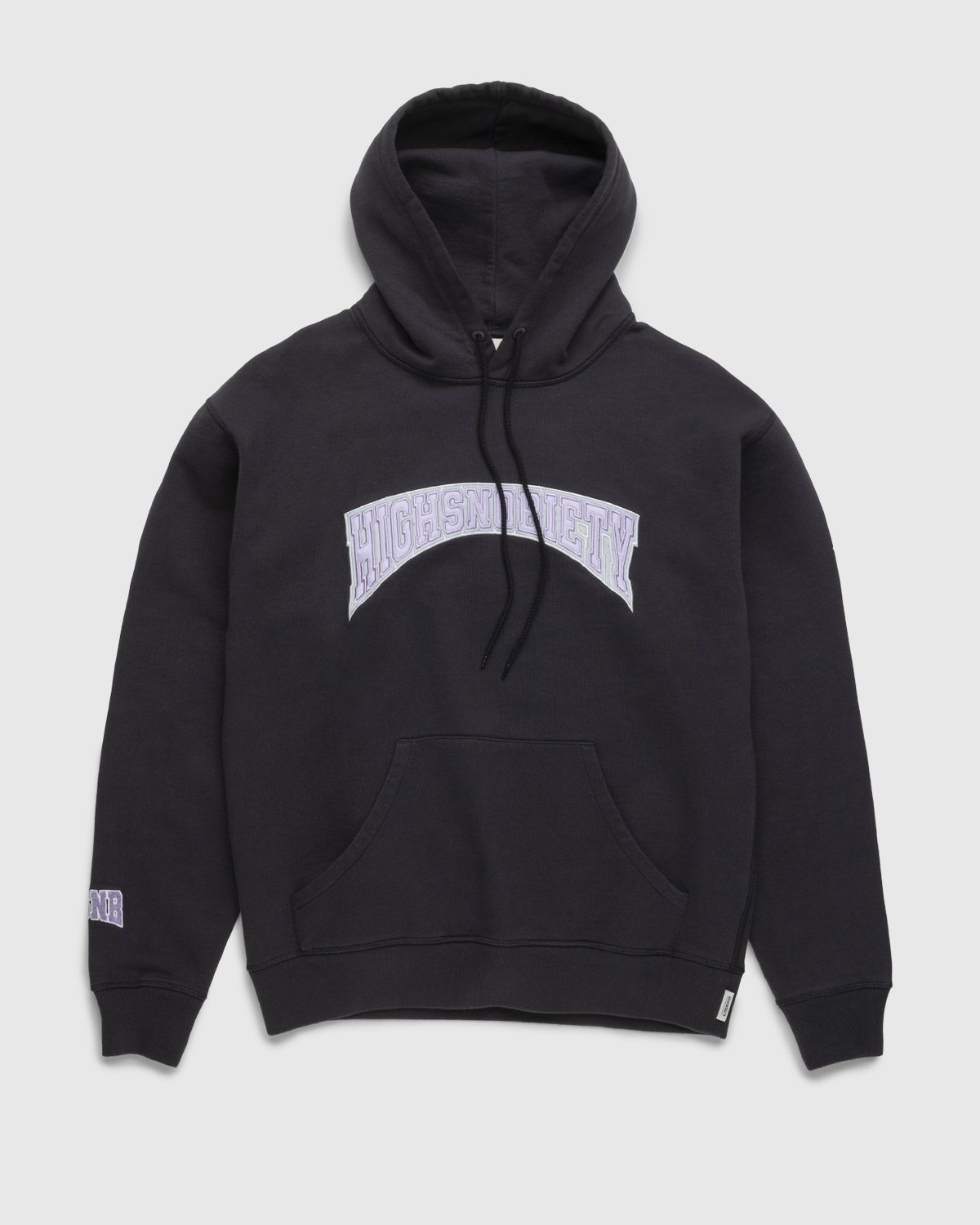 Highsnobiety – Collegiate Hoodie Black - Sweats - Black - Image 1