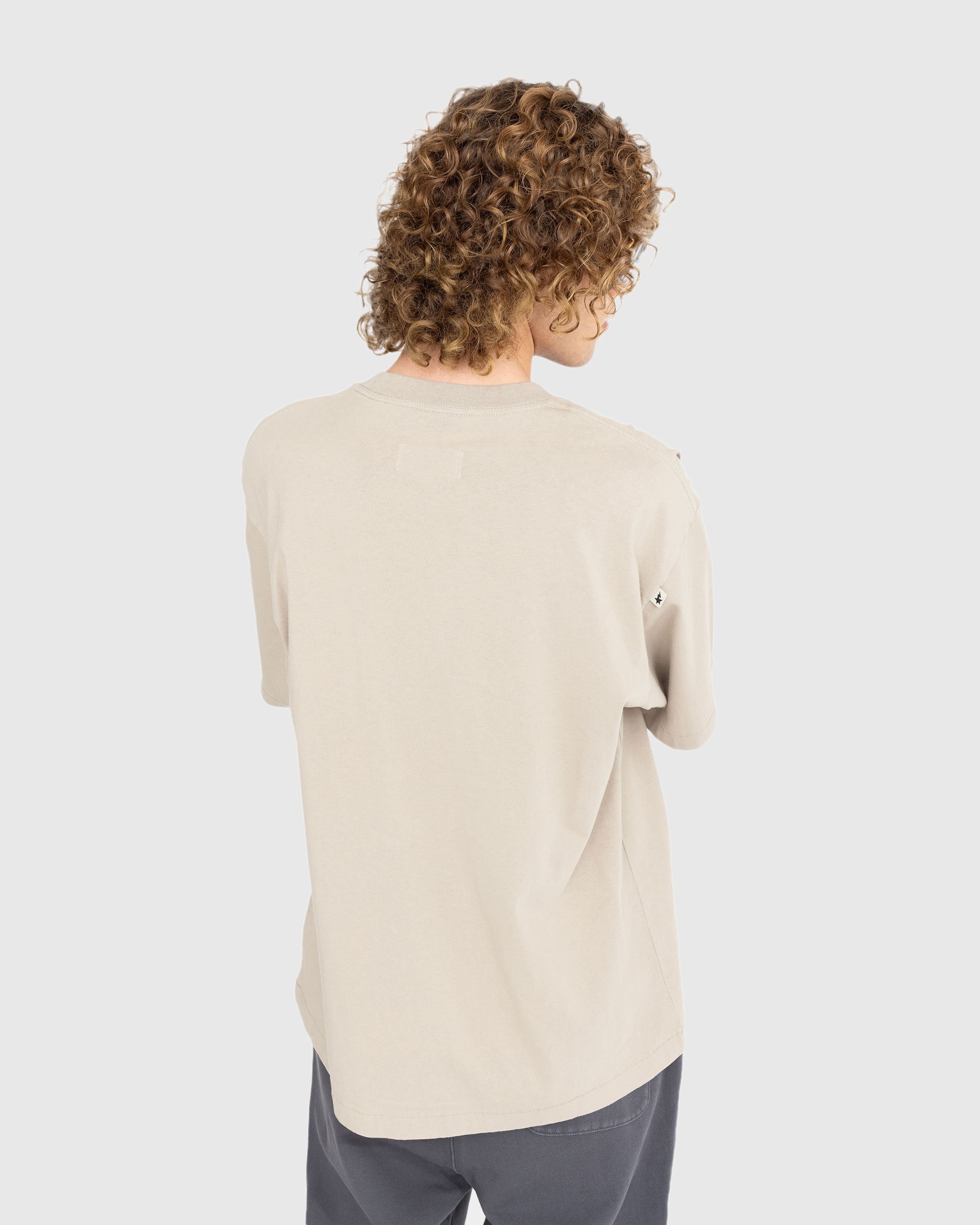 BAPE x Highsnobiety – Heavy Washed T-Shirt Beige - Tops - Beige - Image 3