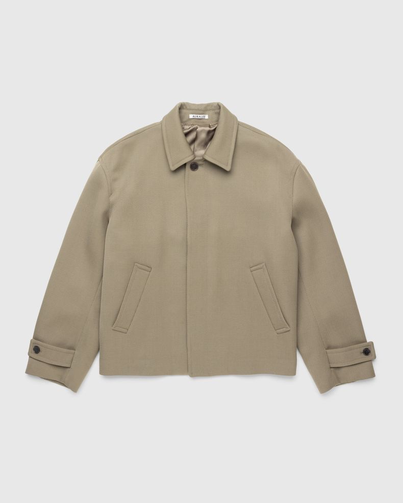 Double Cloth Hard Twist Carsey Blouson Khaki