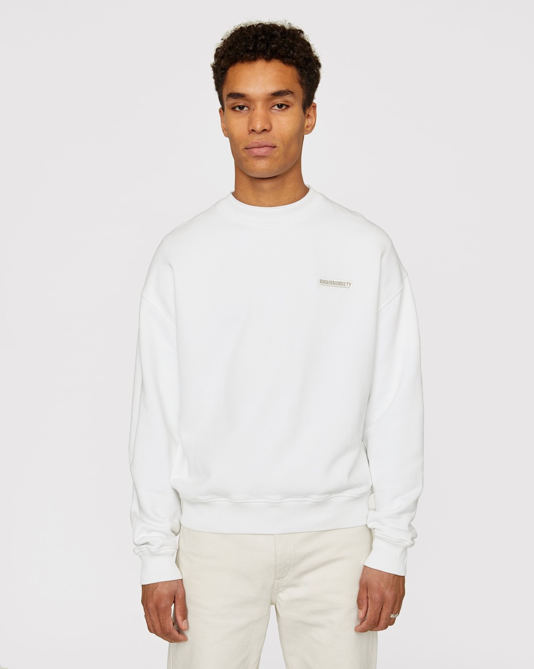 Highsnobiety – Staples Sweatshirt White - Sweats - White - Image 2