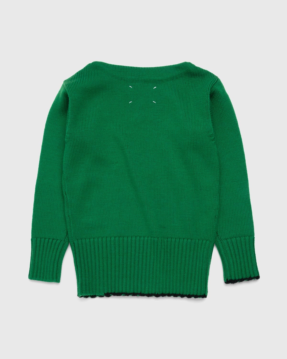 Maison Margiela – Summer Camp Sweater Green - Knitwear - Green - Image 2