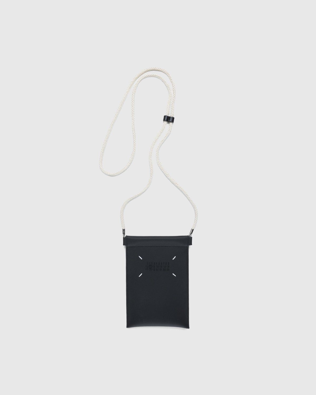 Maison Margiela – Rubber Leather Phone Case Black - Phone cases - Black - Image 1