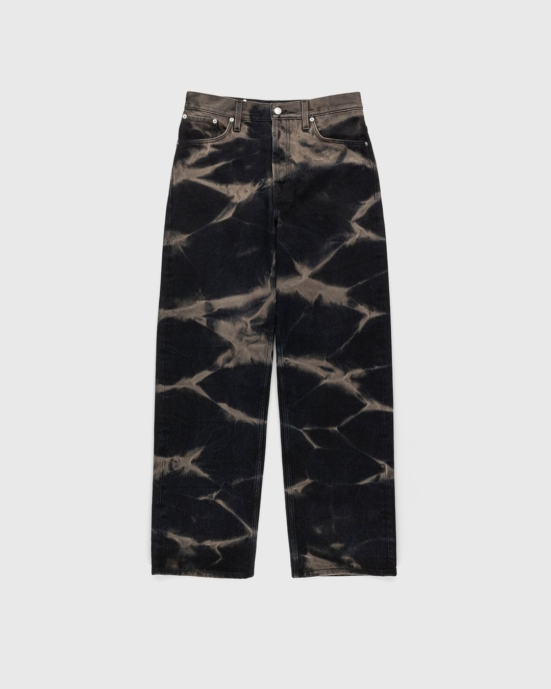 Dries van Noten – Pine Acid Wash Jeans Black - Pants - Black - Image 1