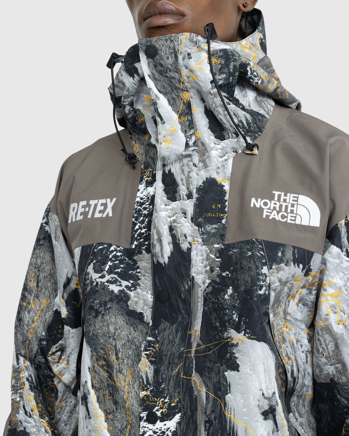 the north face mountain jacket taupe xxl