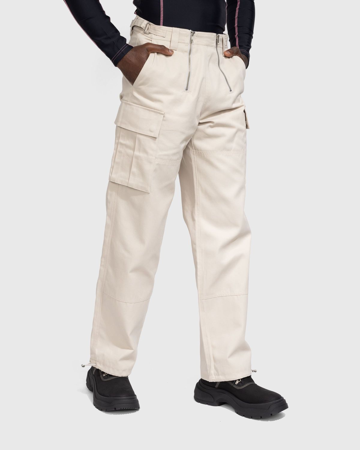 GmbH – Bekir Cargo Pants Sand - Pants - Beige - Image 2