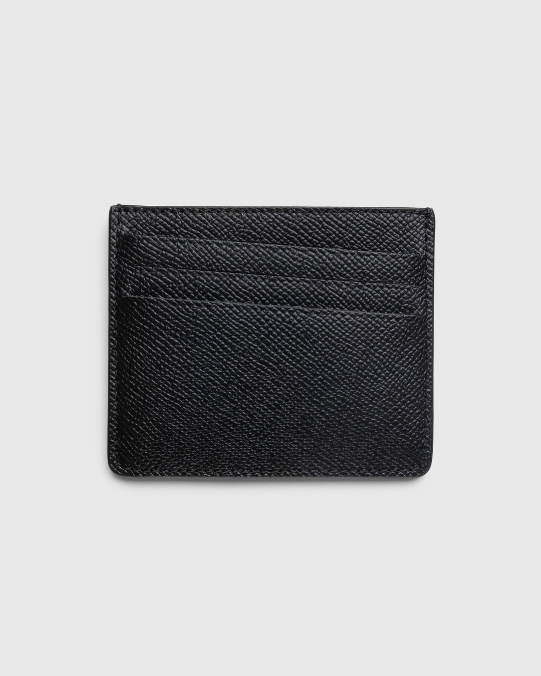 Maison Margiela – Leather Cardholder Black - Wallets - Black - Image 2