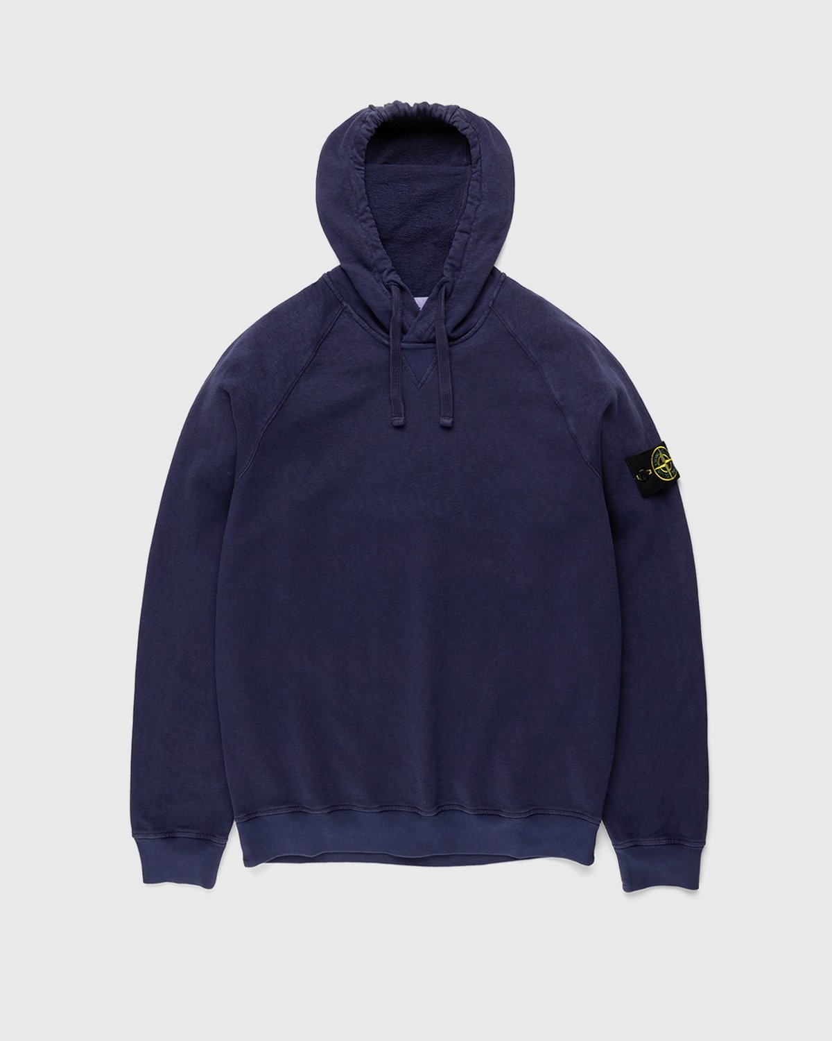 Navy blue hotsell stone island hoodie