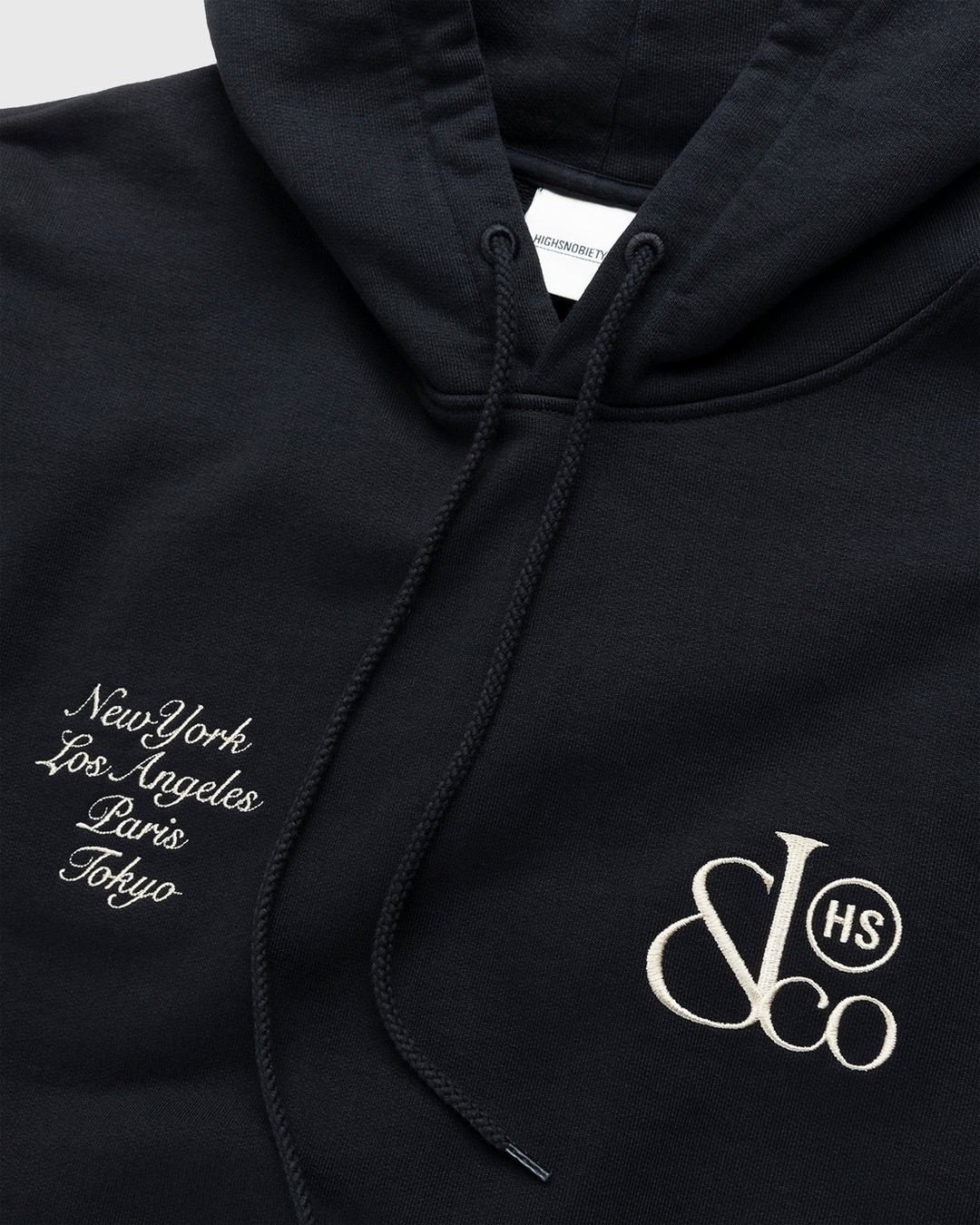 Jacob & Co. x Highsnobiety – City Fleece Hoodie Black - Sweats - Black - Image 4