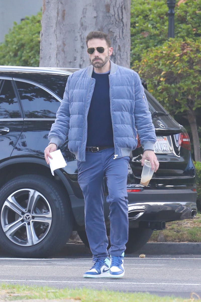 Ben Affleck gets a parking ticket during his friday morning school run with Jennifer Garner