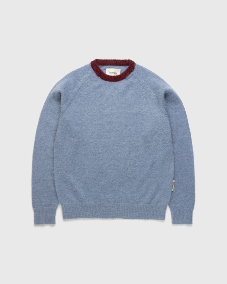 Alpaca Sweater Baby Blue Kids