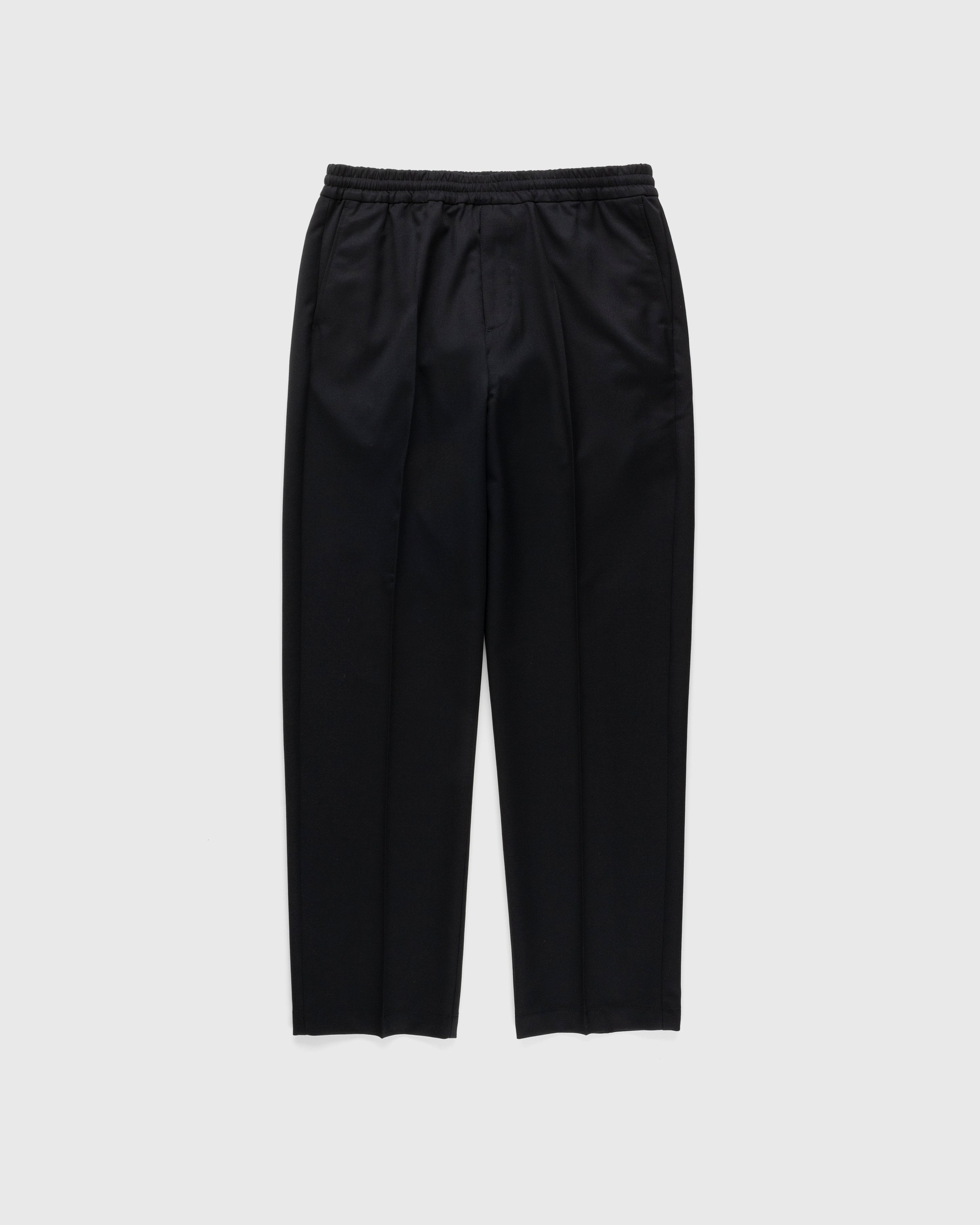 Highsnobiety – Wool Blend Elastic Pants Black - Pants - Black - Image 1