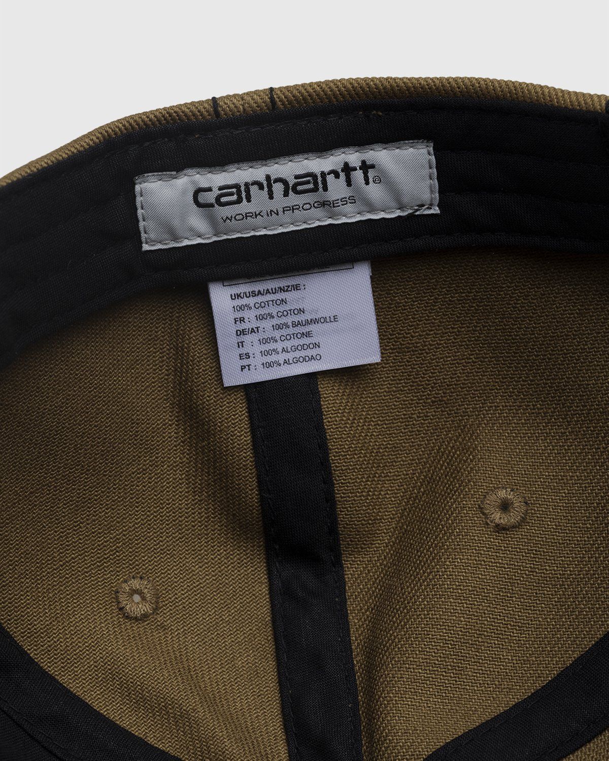 Carhartt WIP – Contrast Stitch Cap Green - Hats - Green - Image 6
