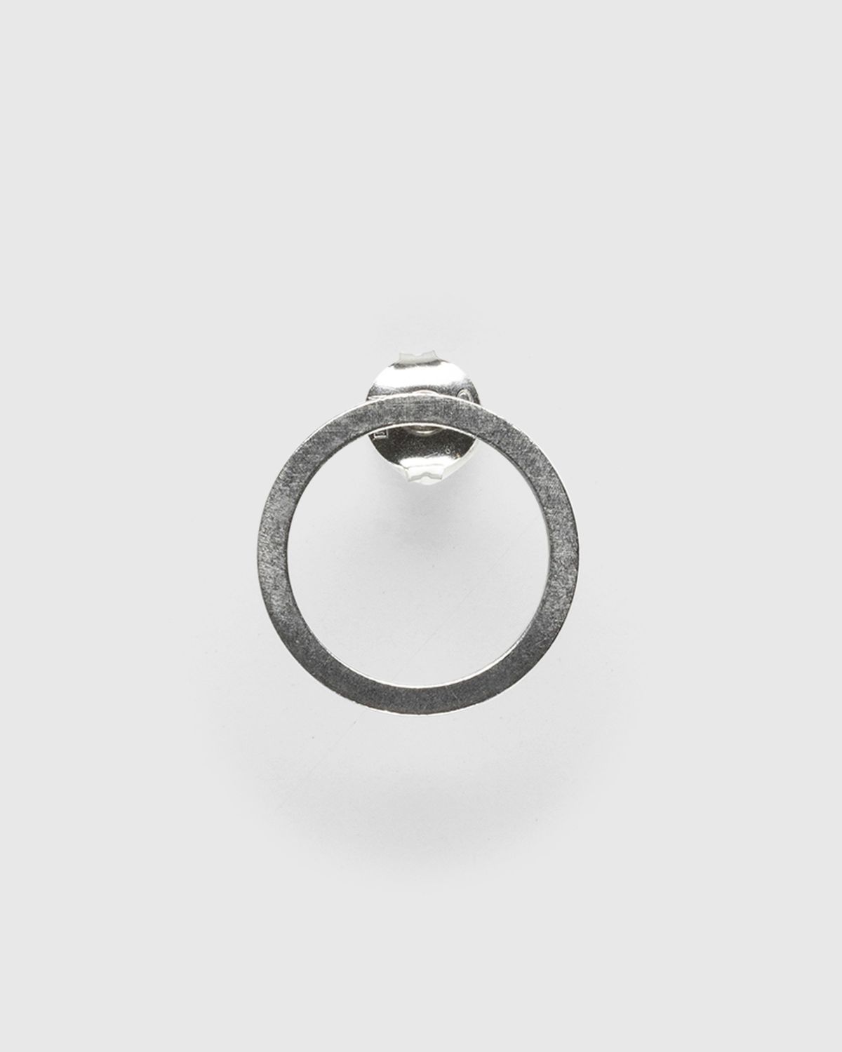 Maison Margiela – Hoop Earring Silver - Jewelry - Silver - Image 1