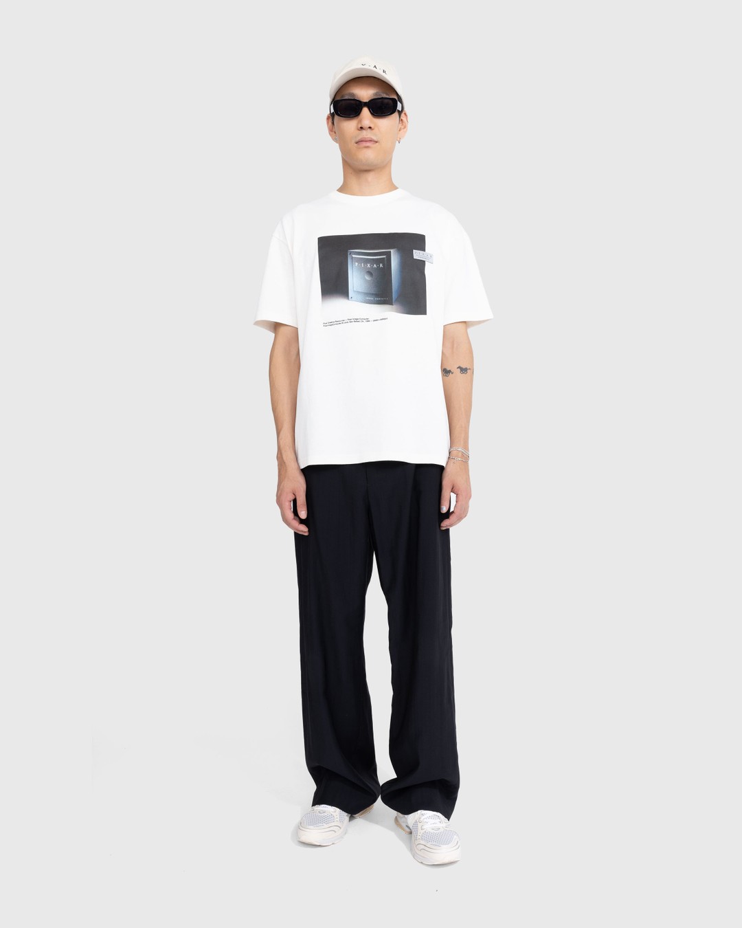 Highsnobiety x Pixar – Pixar Image Computer T-Shirt Off-White - Tops - Beige - Image 4