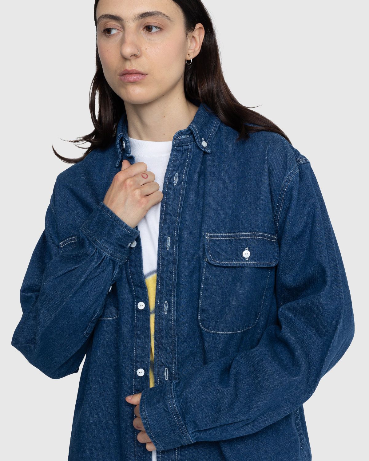 Levi's – LMC Classic Denim Shirt Indigo Rinse Blue | Highsnobiety Shop