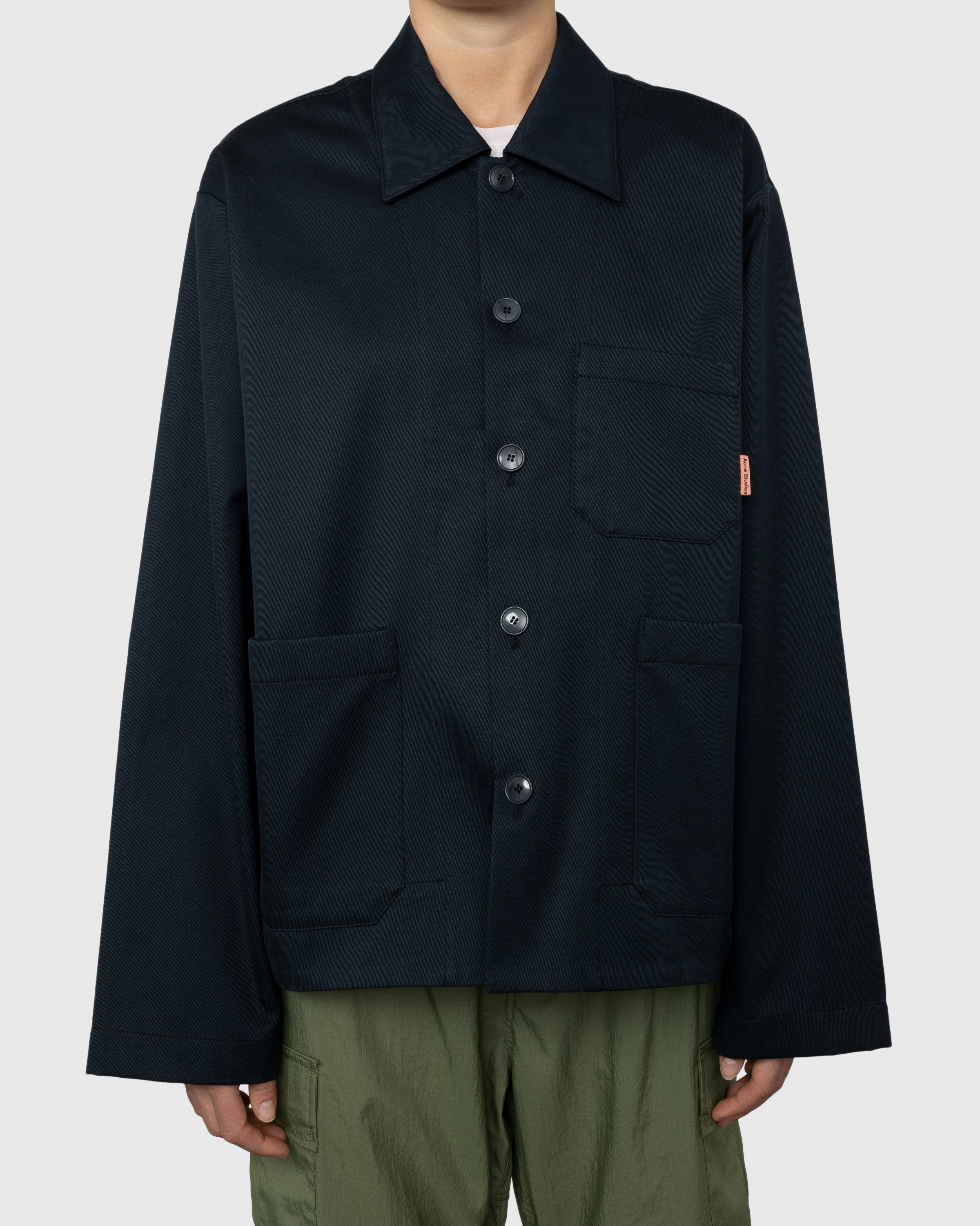 Acne Studios Casual Jacket Navy Blue Highsnobiety Shop