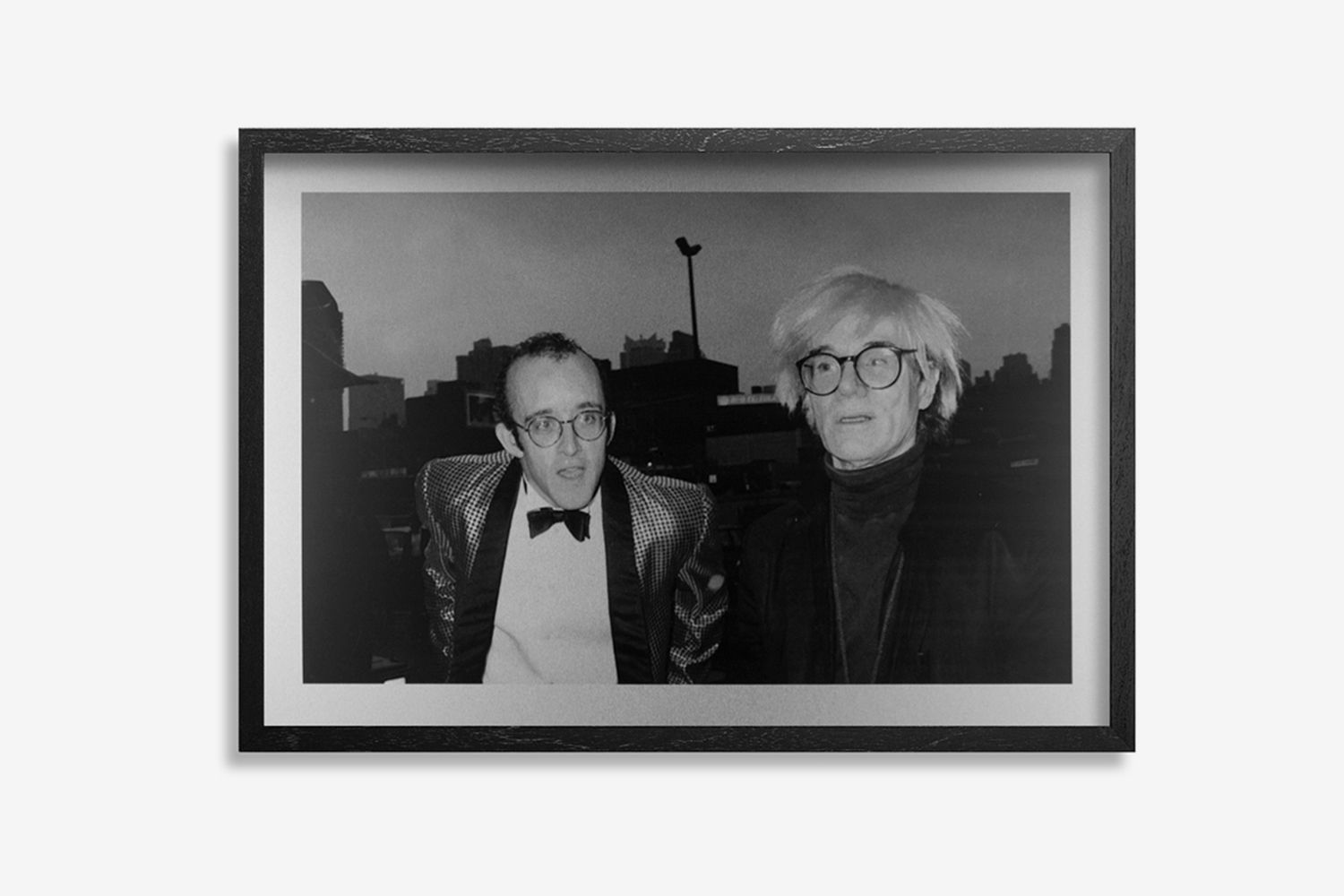 Keith Haring & Andy Warhol. NYC. 1986