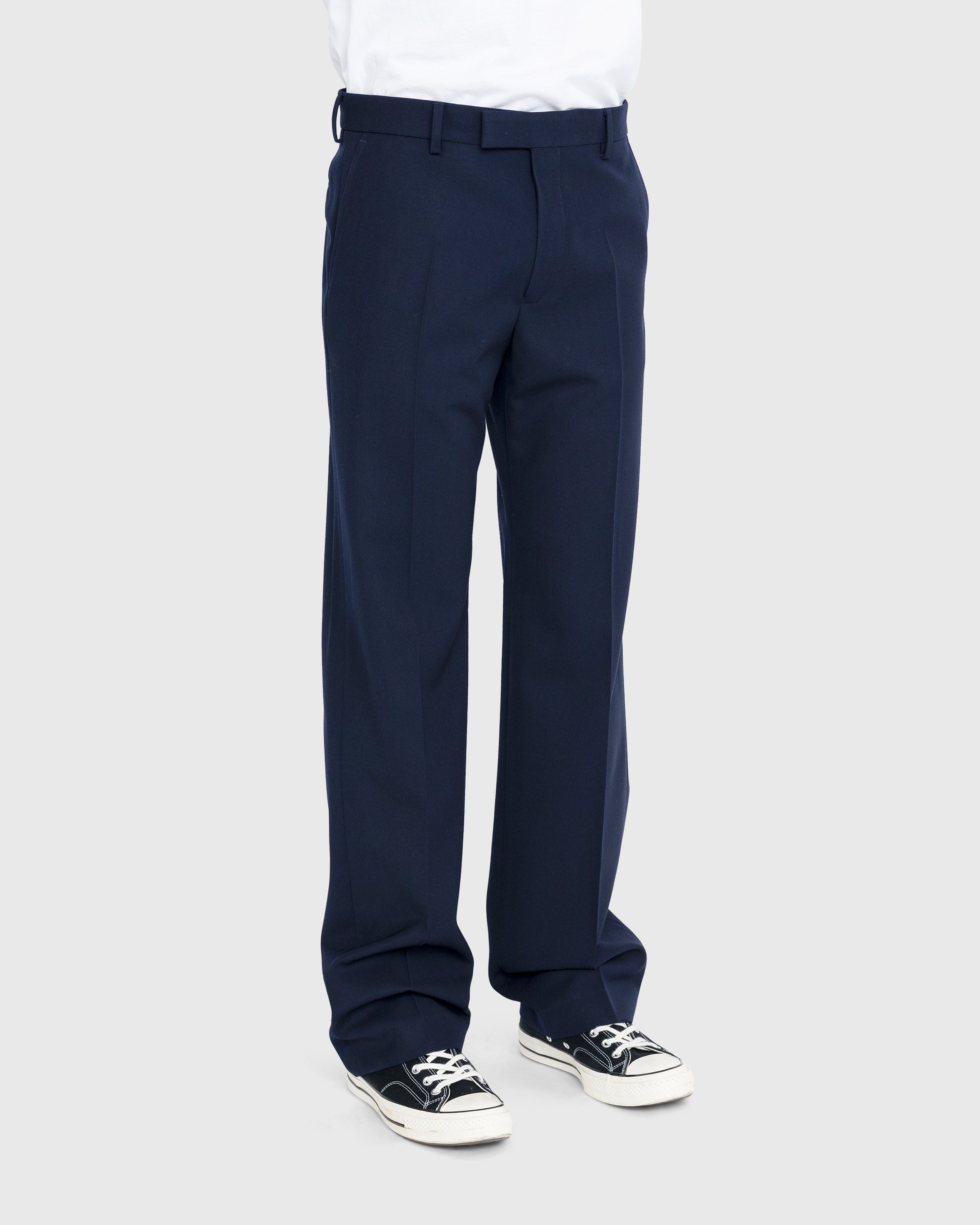 Dries van Noten – Pinnet Long Pants Blue - Pants - Blue - Image 3