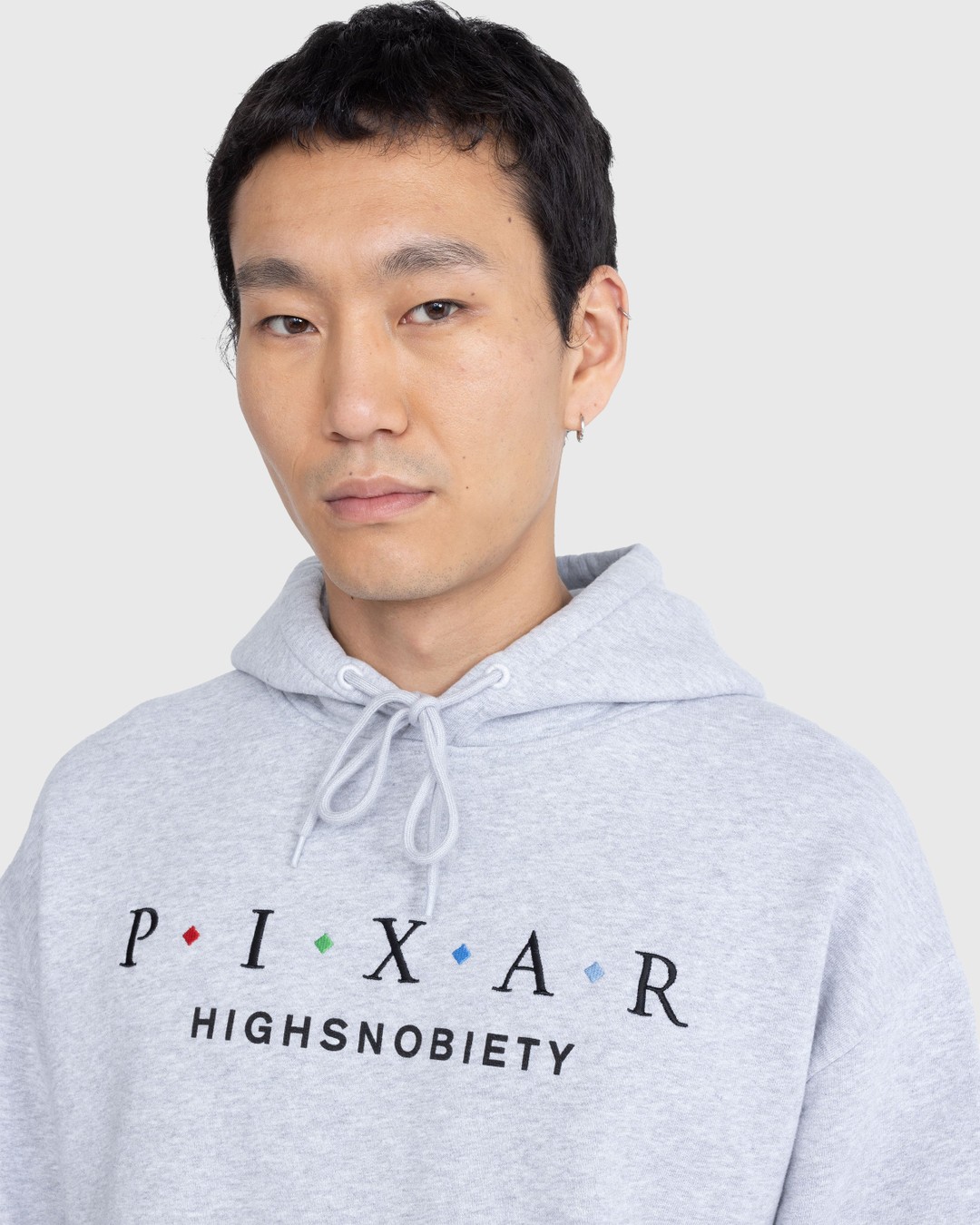 Highsnobiety x Pixar – Logo Hoodie Gray  - Sweats - Grey - Image 6