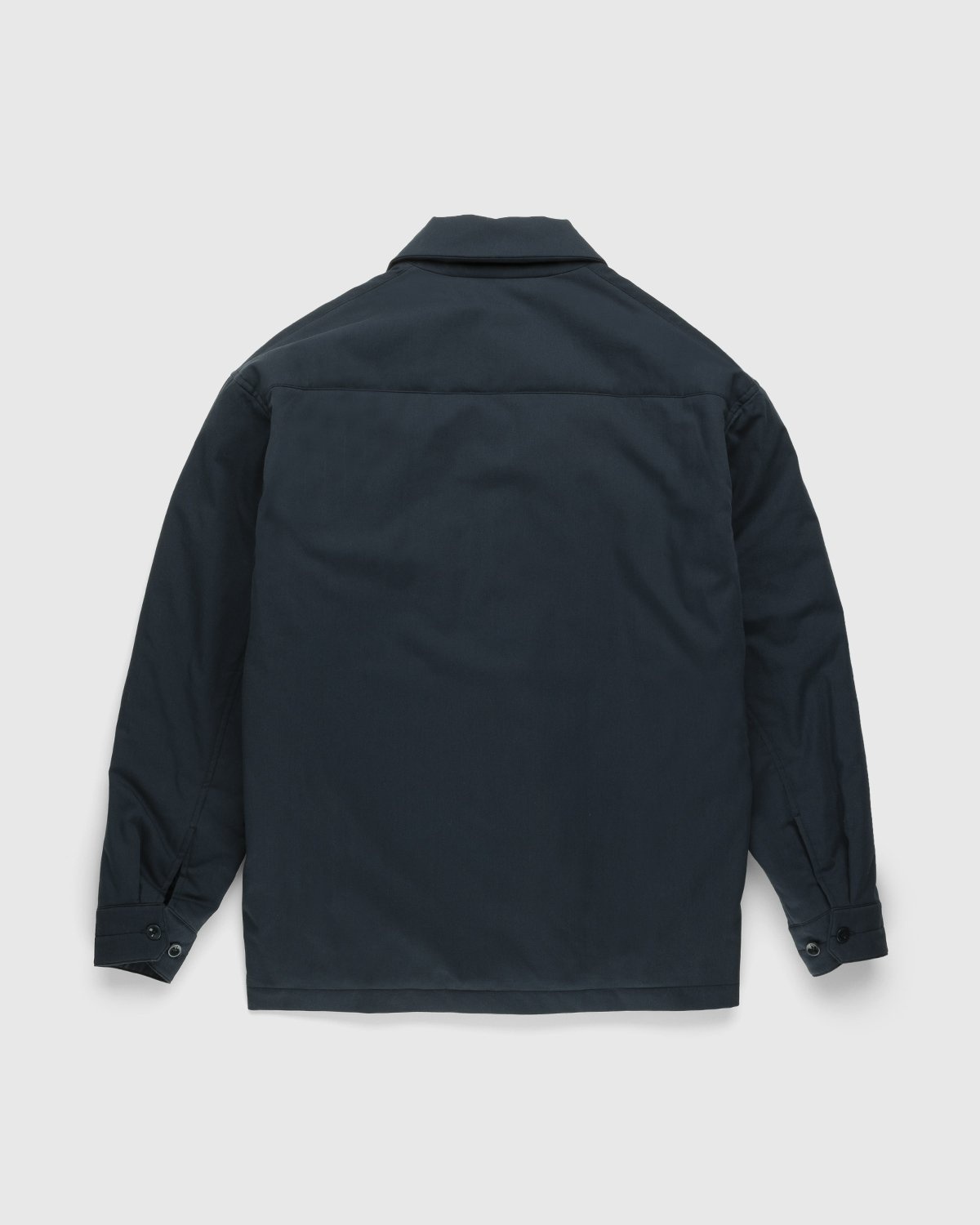 Lemaire – Wadded Brushed Overshirt Vulcan Blue - Shirts - Blue - Image 2