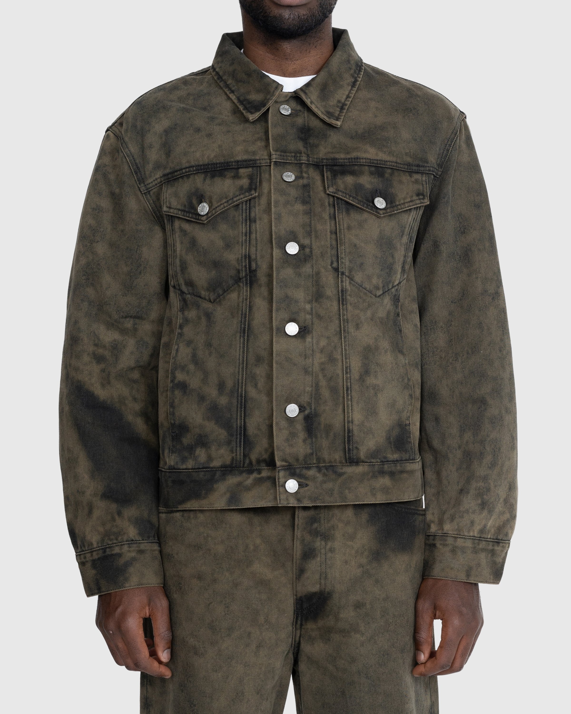 Dries van Noten – Vuskin Denim Jacket - Outerwear - Green - Image 2