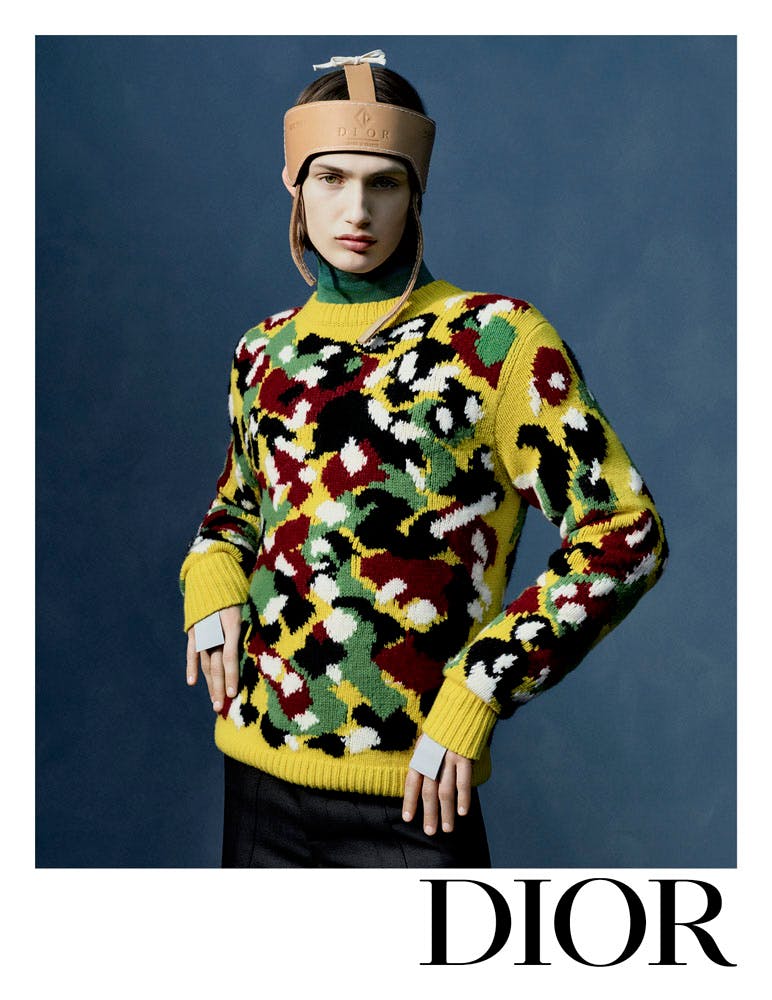 Dior Winter 2021/2022 Men's Collection Campaign Peter Doig Collab