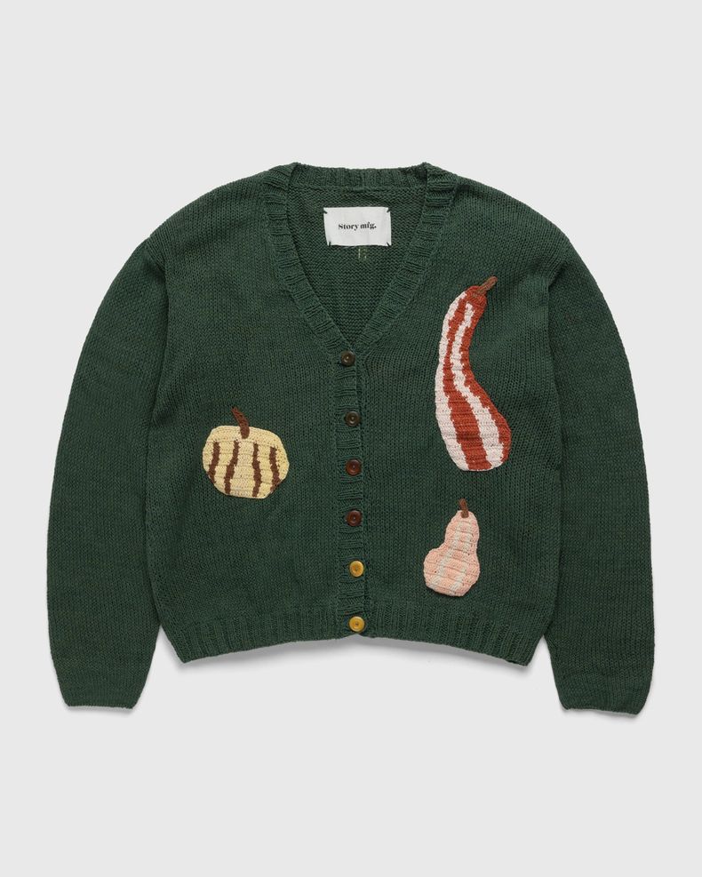 Twinsun Cardigan Squash Green