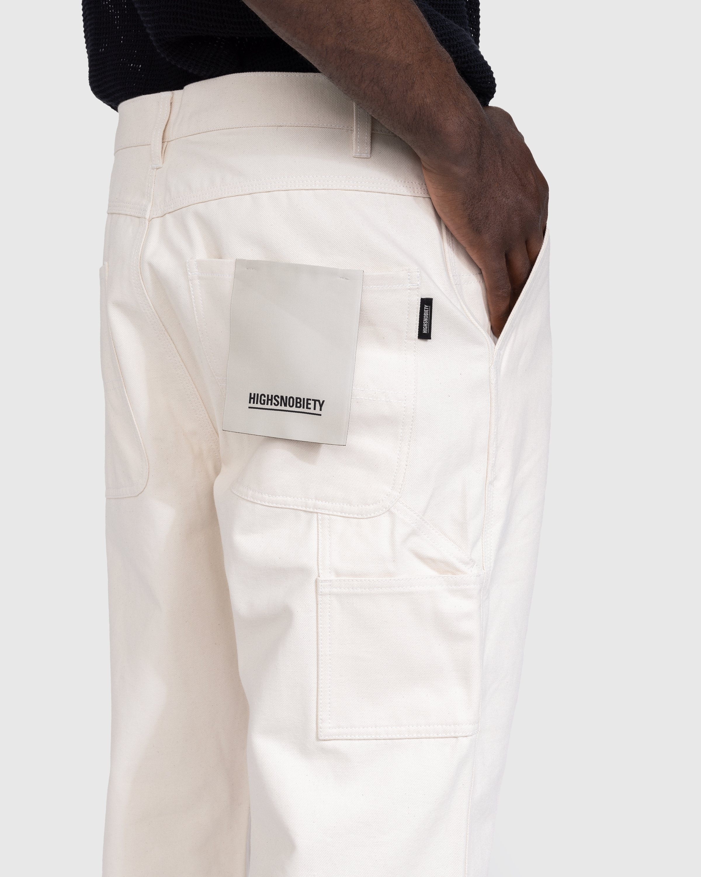 Highsnobiety – Carpenter Trouser Natural - Pants - Beige - Image 6