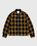 Highsnobiety – Buffalo Check Zip Shirt Brown - Shirts - Brown - Image 1