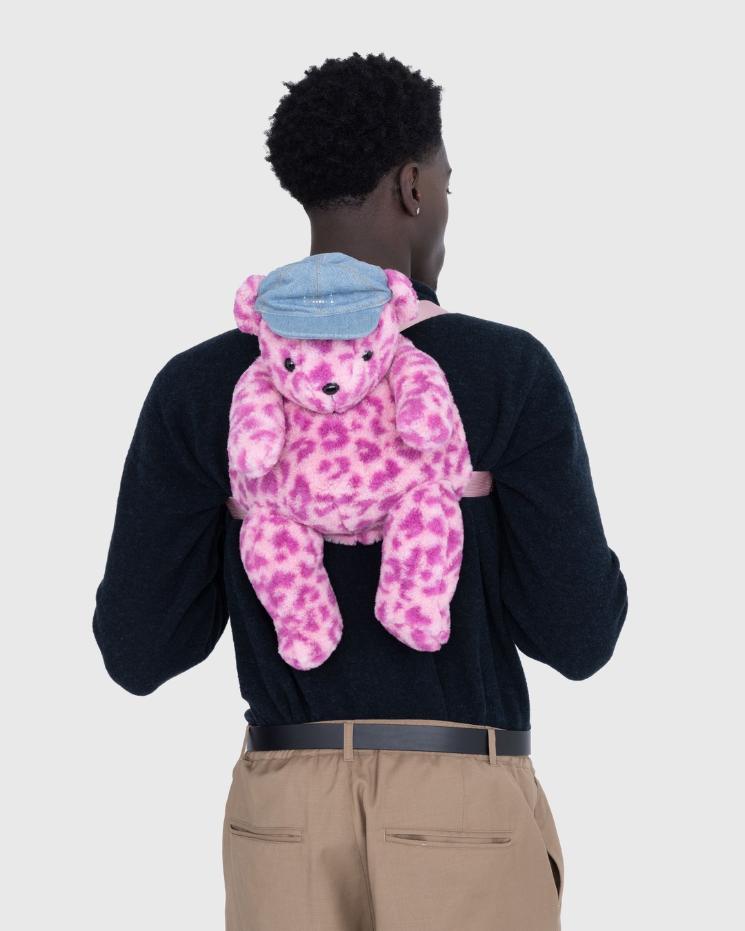 Acne Studios Drops Fluffy Teddy Bear Backpack Bag