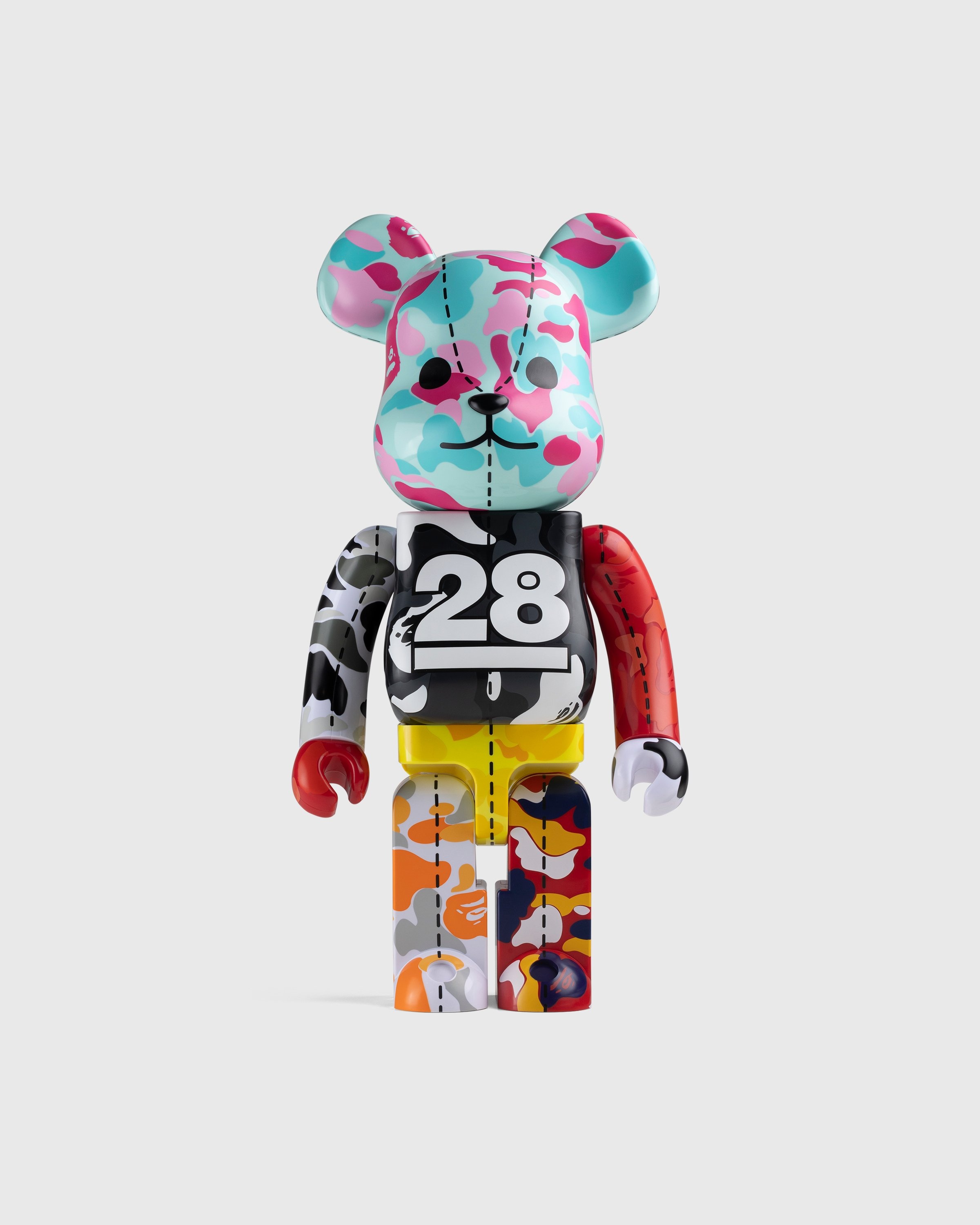 Bearbrick x BAPE Line Camo Shark 100% & 400% Set Blue/Black - US