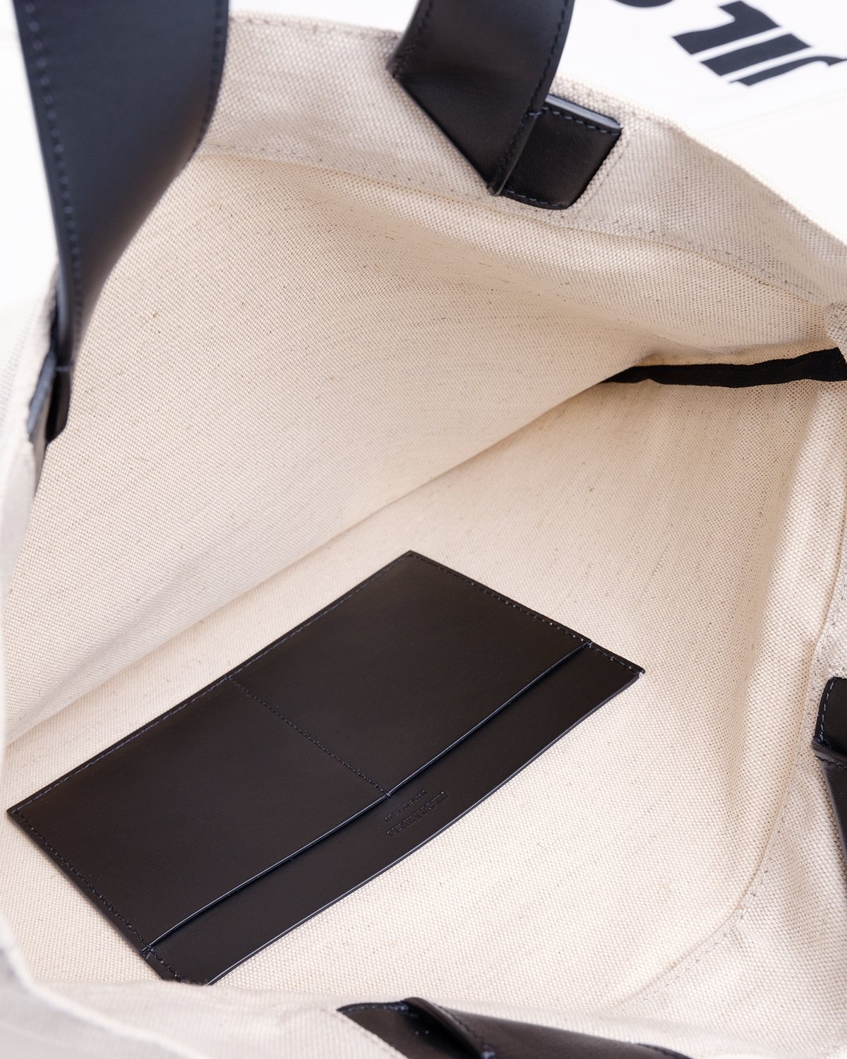 Jil Sander – Large Flat Shopper Natural - Bags - Beige - Image 6